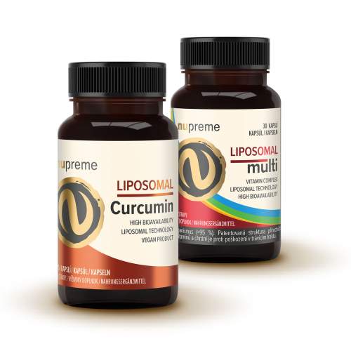 Nupreme Liposomal Curcumin + Liposomal Multivitamin 2x30 kapslí