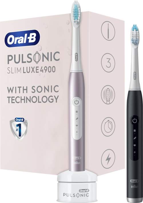 Oral-B Pulsonic Slim Luxe 4900 Elektrické zubní kartáčky 2ks