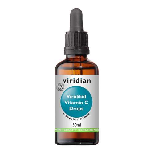 VIRIDIAN Viridikid Vitamin C Drops 50 ml Organic