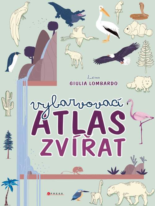 Guilia Lombardo: Vybarvovací atlas zvířat