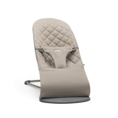 Babybjörn Lehátko BLISS Sand grey cotton