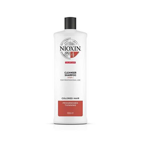 Nioxin Čisticí šampon pro jemné barvené výrazně řídnoucí vlasy System 4,1000 ml