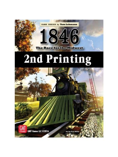 GMT Games 1846: The Race to the Midwest 2nd Printing