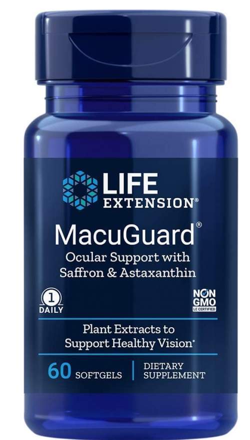 Life Extension MacuGuard® Ocular Support with Astaxanthin 60 ks, gelové tablety