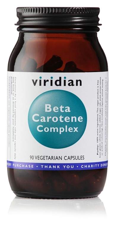 Viridian Beta Carotene Complex 90 kapslí Beta Carotene Complex 90 kapslí