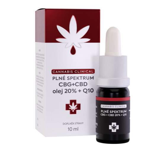 Cannabis Clinical CBG+CBD 20% + Q10 10 ml