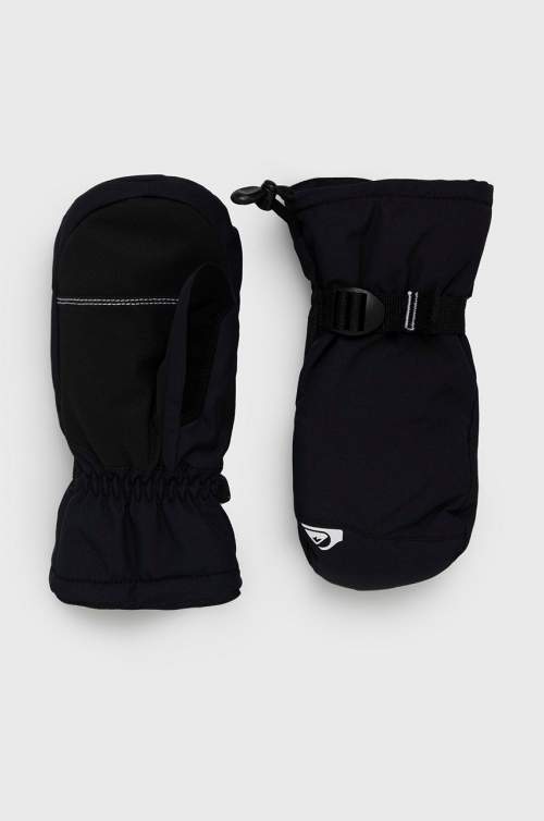 Černé dětské sportovní zimní rukavice palčáky Quiksilver