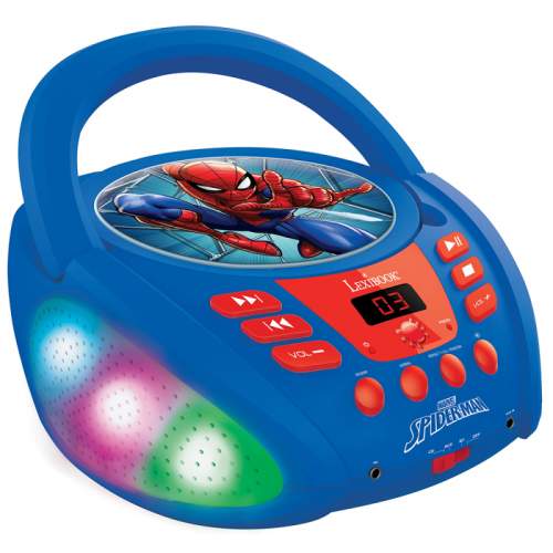 Hudební hračka Lexibook Spider-Man Bluetooth CD přehrávač se světly