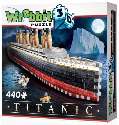 WREBBIT 3D puzzle Titanic 440 dílků