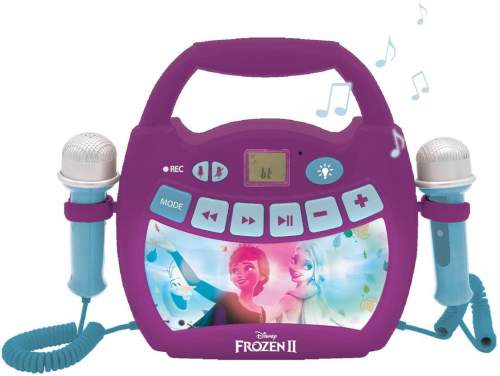 Hudební hračka Lexibook Disney Frozen Světelný Bluetooth reproduktor s mikrofony a dobíjecí baterií