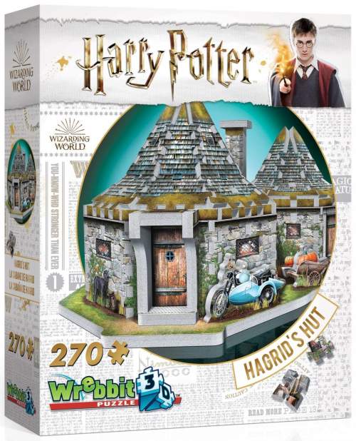 WREBBIT 3D puzzle Harry Potter: Hagridův domek 270 dílků