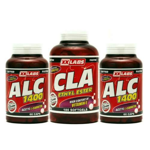Xxlabs CLA 60 tobolek + ALC 60 kapslí + ALC 60 kapslí