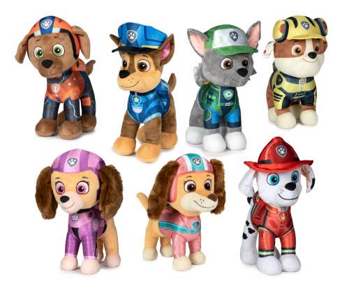 PAW PATROL PLYŠOVÁ HRAČKA 7 DRUHŮ 27 CM