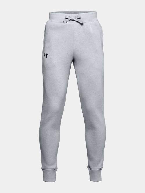 Šedé kalhoty Under Armour RIVAL COTTON PANTS