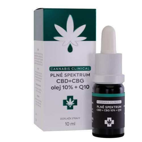 Cannabis Clinical CBD+CBG 10% + Q10 10 ml