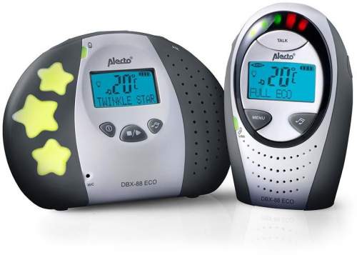 Dětská chůvička ALECTO Eco DECT DBX-88 LIMITED šedá