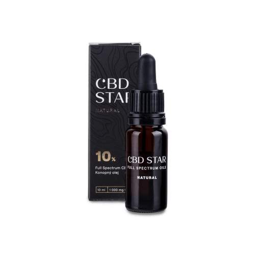 CBD STAR CBD olej Natural – 10% CBD