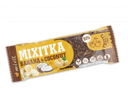 Mixit Mixitka bez lepku - Banán + Kokos 46 g 20 ks