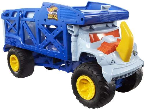 Hot Wheels Monster Trucks nosorožčí přeprava trucků