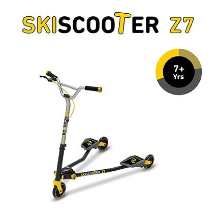 Smart Trike 222 Ski Scooter Z7 žlutá