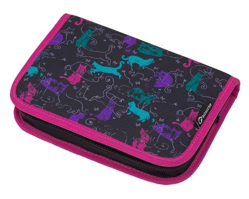 Bagmaster školní penál CASE EPSON 8 A Black/Pink/Blue