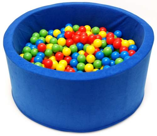 NELLYS Bazén pro děti 90x40cm kruhový tvar + 200 balónků - modrý