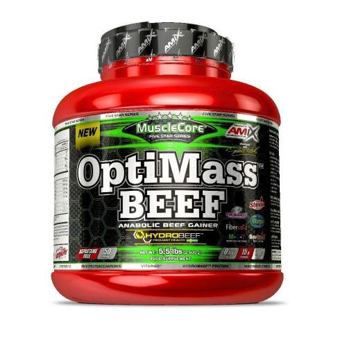 Amix MuscleCore® OptiMass™ Beef 2500 g lesní ovoce