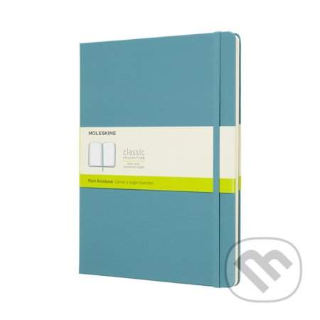 Moleskine Zápisník modrozelený XL, čistý, tvrdý