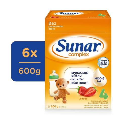 Sunar Complex 4 jahoda 6 x 600 g