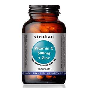Viridian Vitamin C 500mg + Zinc 90 kapslí Varianta: Vitamin C 500mg + Zinc 90 kapslí
