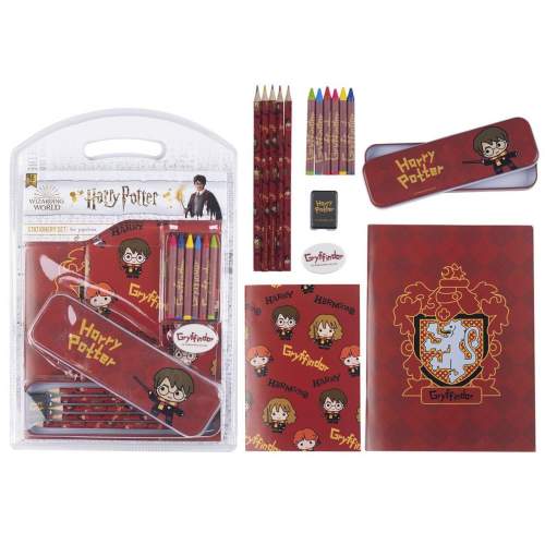 STATIONERY SET SCHOOL HARRY POTTER GRYFFINDOR