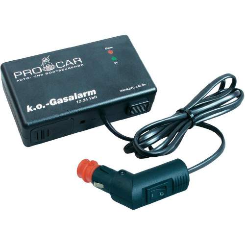 Pro Car Detektor narkotizačních plynů Pro Car K.O. Gasalarm 12-24 V