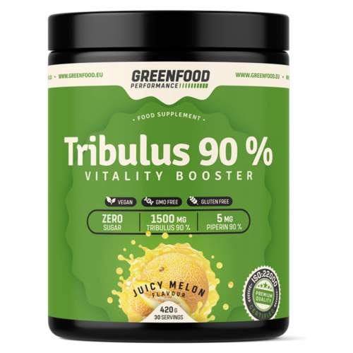 GreenFood Performace nápoj Tribulus 90 % 420 g Meloun