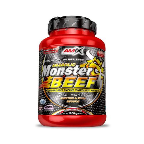 AMIX Anabolic Monster BEEF 90% Protein , Strawberry-Banana, 2200g