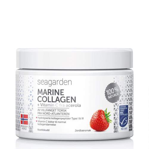 Seagarden Marine Collagen + Vitamin C 150g jahoda Varianta: Marine Collagen + Vitamin C 150g jahoda