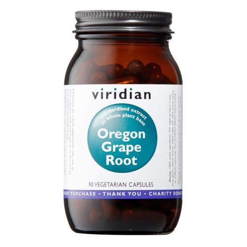 Viridian Oregon Grape Root 90 kapslí (Kořen Mahonie cesmínolisté)