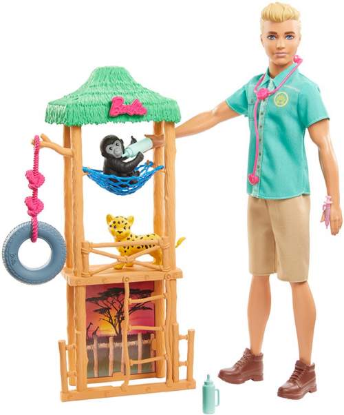Mattel Barbie Ken a povolání veterinář