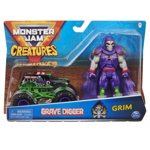 Spin Master Monster Jam Kovové auto s figurkou