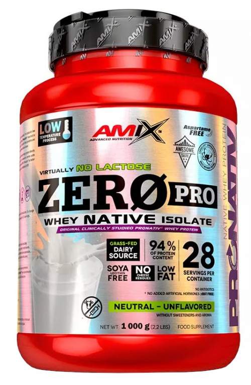 AMIX ZeroPro Protein, 1000g, White Chocolate