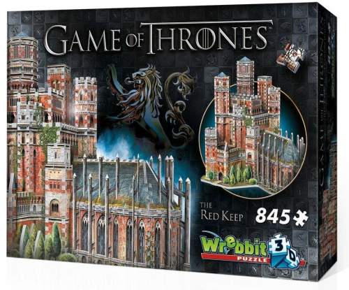 WREBBIT 3D puzzle Hra o trůny: The Red Keep 845 dílků