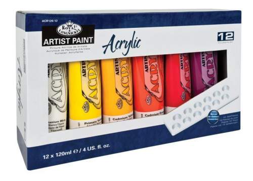 Royal & Langnicke Akrylové barvy ARTIST 12x120 ml