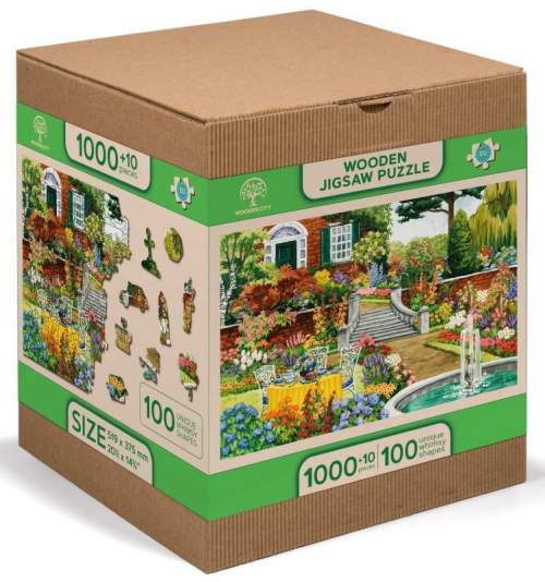 Wooden City Puzzle Zahrada o páté 1010 dílků