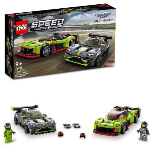 LEGO Aston Martin Valkyrie AMR Pro a Aston Martin Vantage GT3