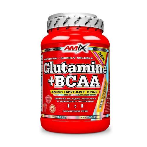 Amix L-Glutamine + BCAA - powder Natural 300g