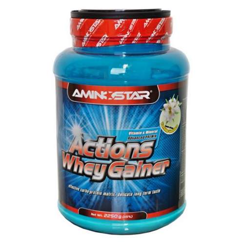 Aminostar Actions Whey Gainer 2250 g - vanilka