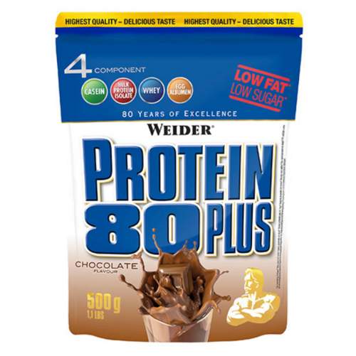 Weider Protein 80 Plus 500 g, čokoláda