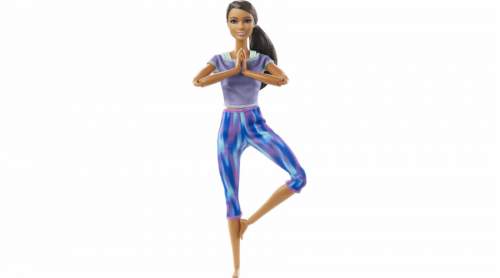 Mattel Barbie v pohybu, v žíhaných legínách