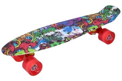 Wiky Skateboard vícebarevný 56x15cm