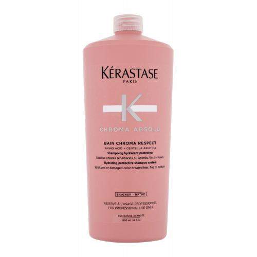 Kérastase Chroma Absolu Bain Chroma Respect hydratační a ochranný šampon pro poškozené a barvené vlasy 1000 ml pro ženy
