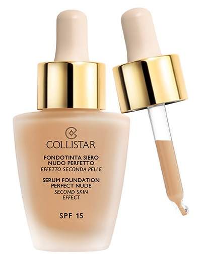Collistar Serum Foundation Perfect Nude SPF15 rozjasňující make-up s kapátkem 30 ml odstín 3 Nude